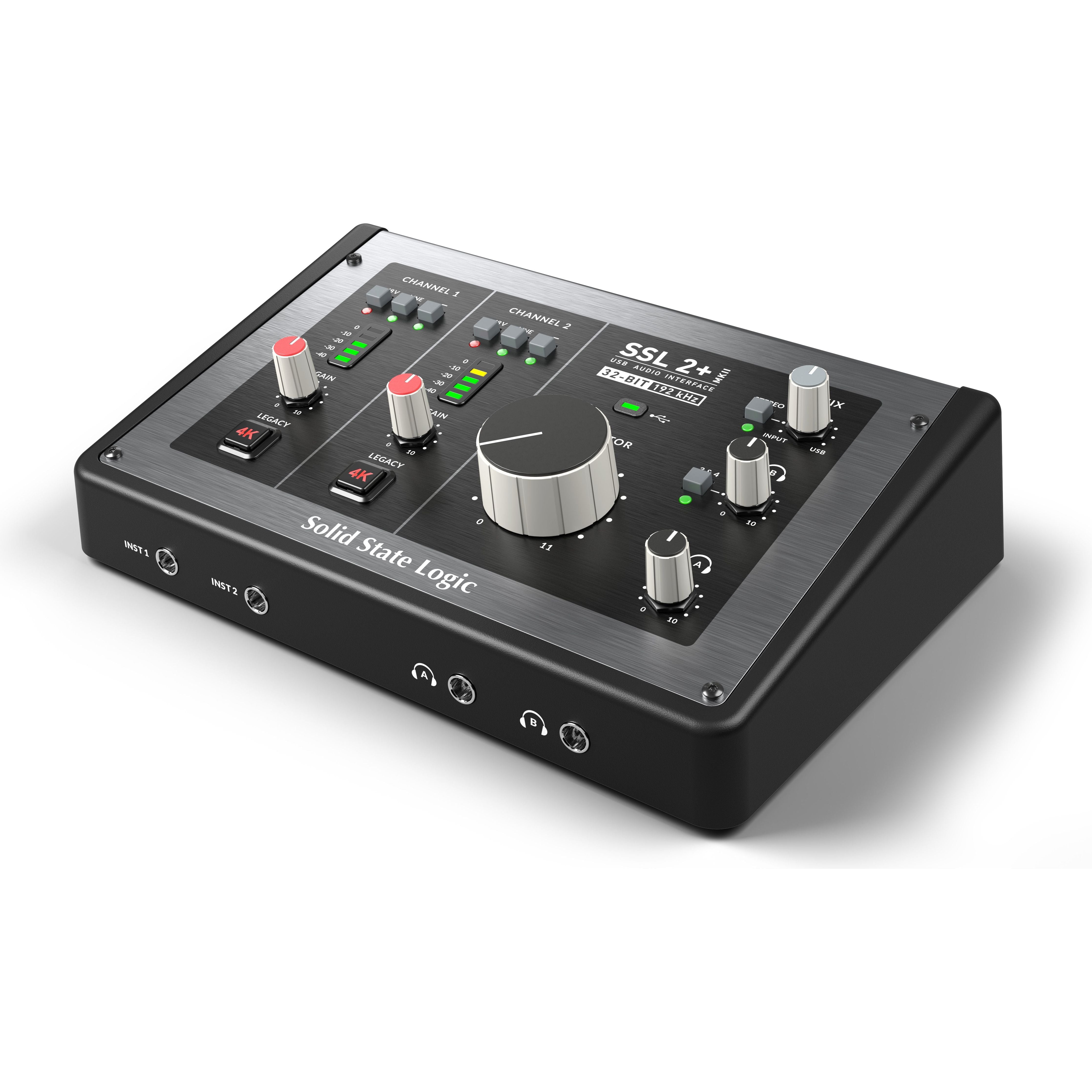 Solid State Logic SSL2+ MKII - Interfaz de audio USBC de 2 canales - https://www.cromaonline.cl/