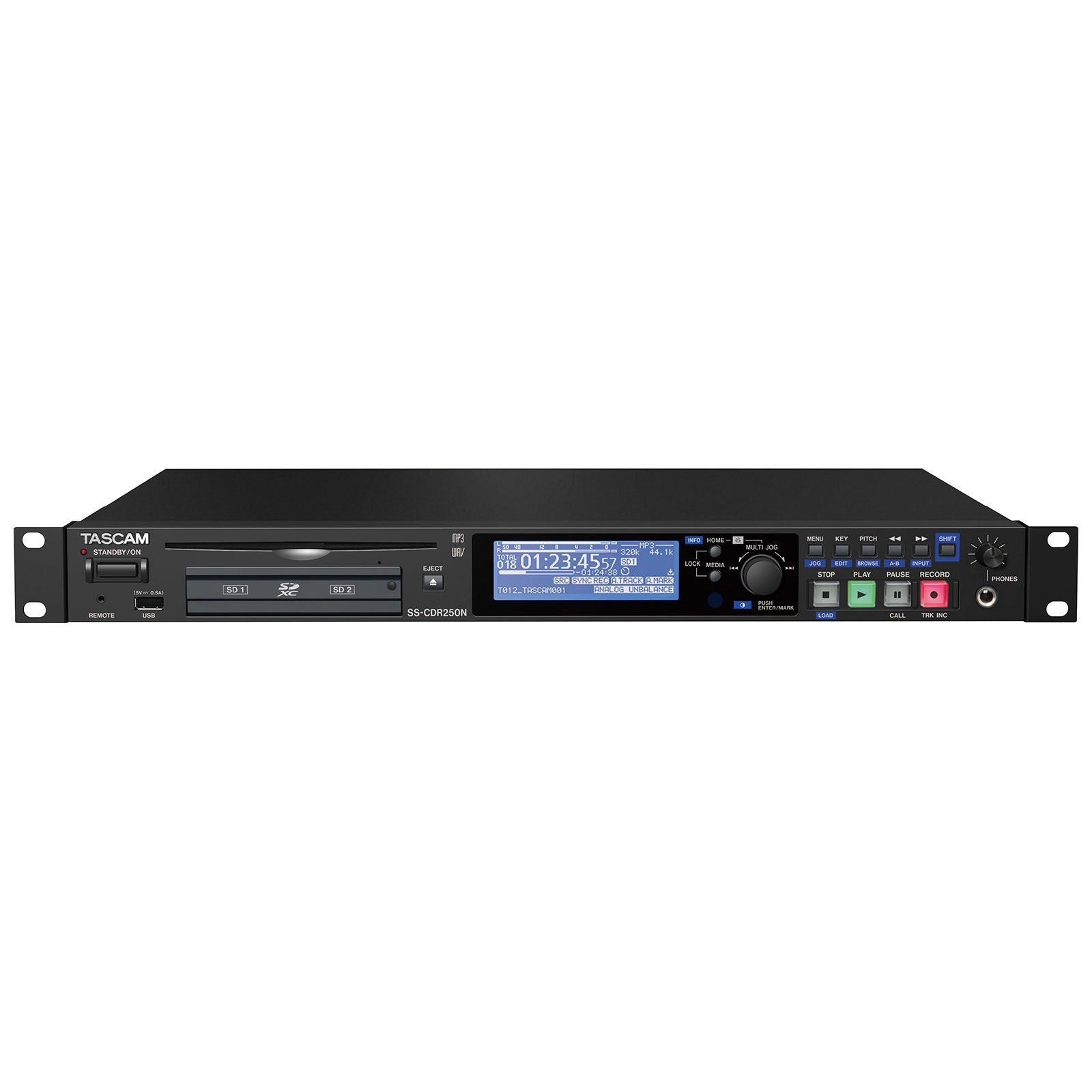 Tascam SS-CDR250N grabador profesional CD, SD y USB