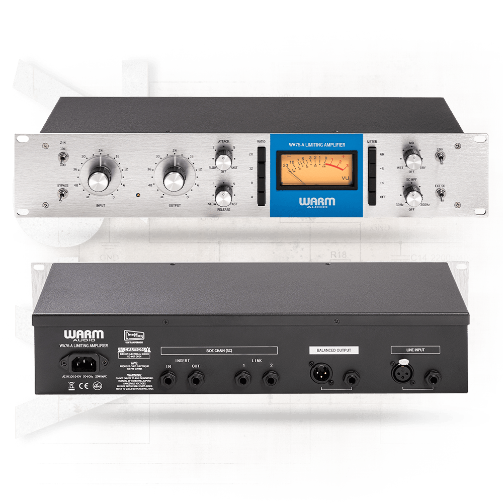 Warm Audio WA76 - A Compresor FET discreto de un solo canal con sonido vintage - https://www.cromaonline.cl/