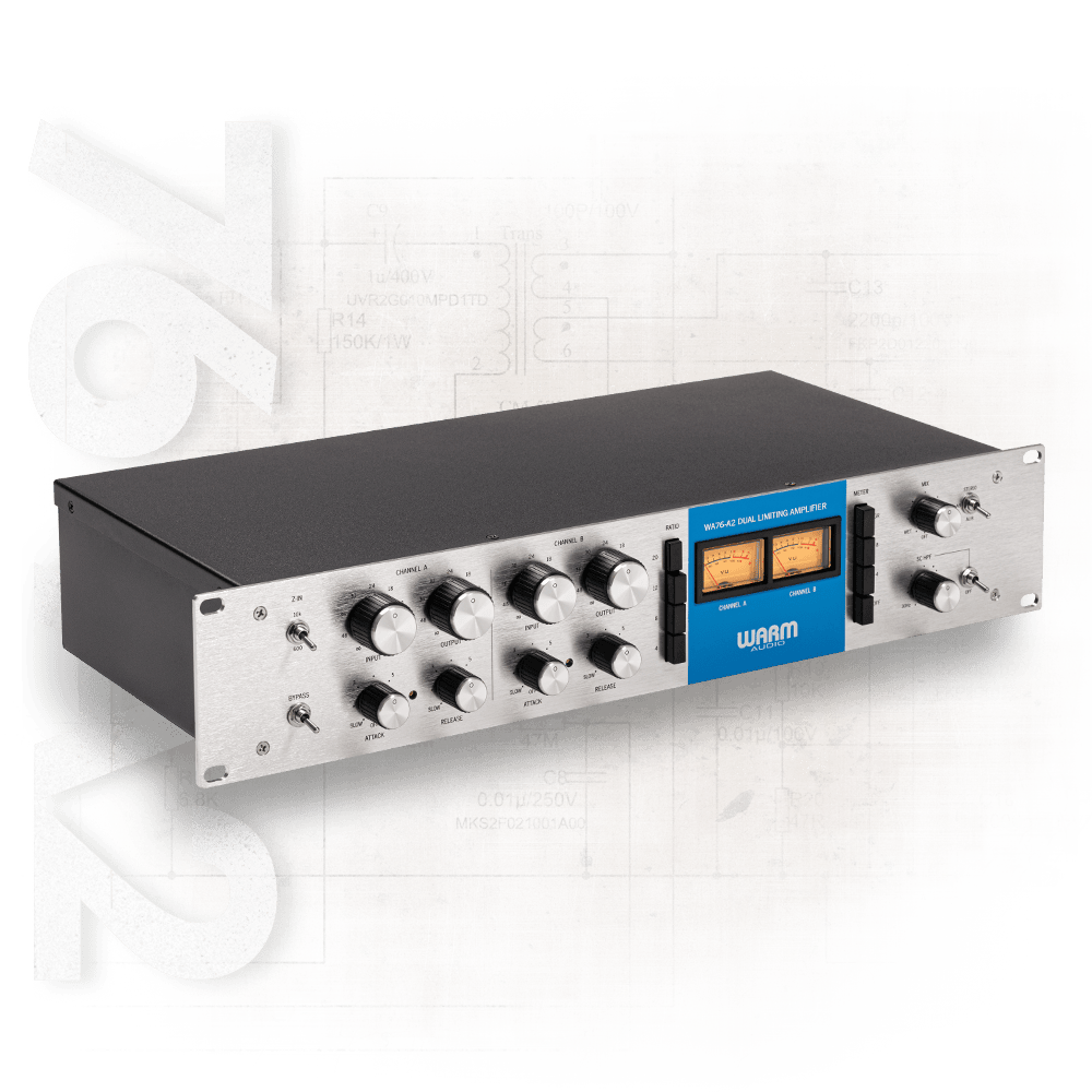 Warm Audio WA76 - A2 Compresor FET discreto de doble canal con sonido vintage - https://www.cromaonline.cl/