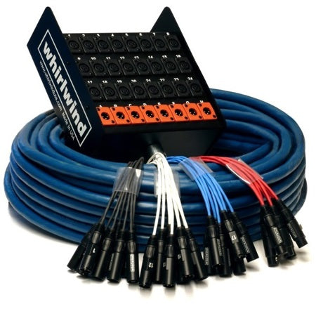 Whirlwind Medusa MS-16-8-XL-100 - Manguera multipar 16×8 de 30 m