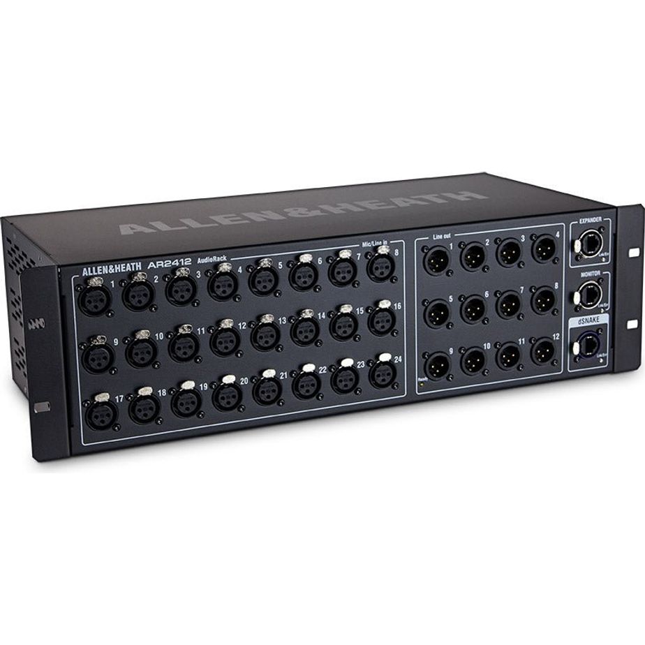 Allen&Heath AR2412 - Stagerack 24 XLR Input / 12 XLR Output – 48kHz - https://www.cromaonline.cl/