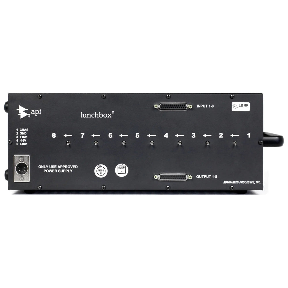 API 8B Lunchbox - Rack para Serie 500 de 8 espacios. - https://www.cromaonline.cl/
