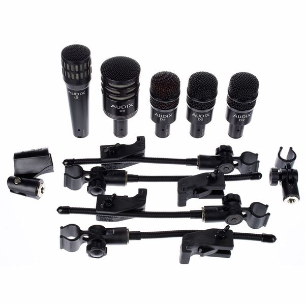 Audix DP5A - Set Pro de 5 Micrófonos para Batería - https://www.cromaonline.cl/