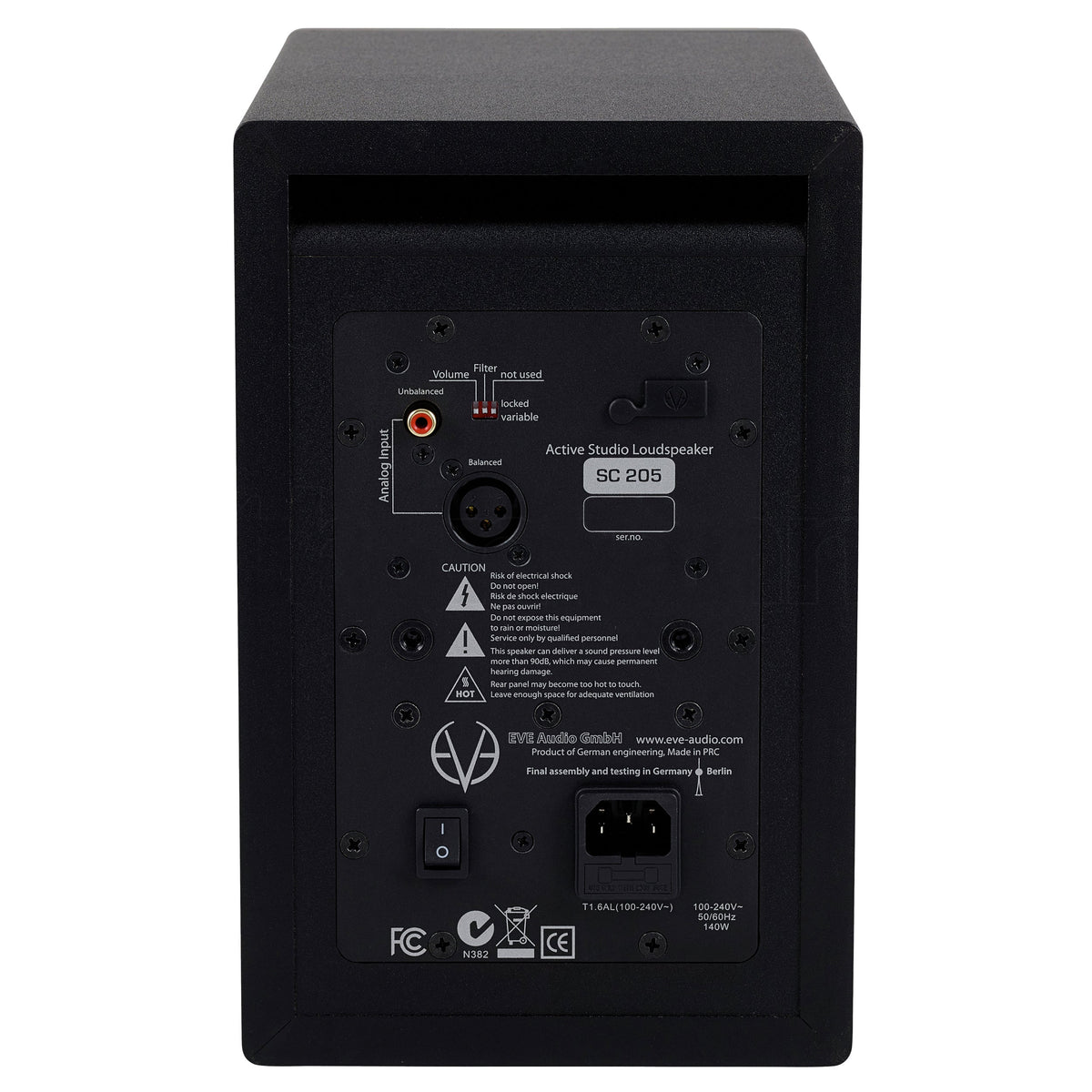 Eve Audio SC205 - Monitor de estudio activo de 2 vías de 5" (PRE-ORDER)!!! - https://www.cromaonline.cl/