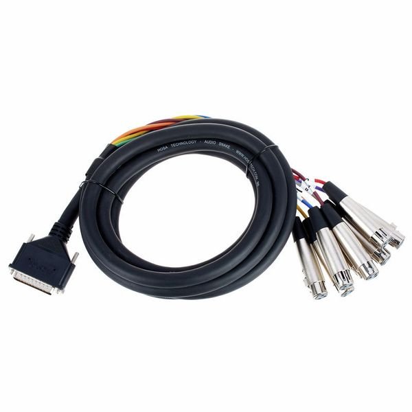 Hosa DTF803 - Cable DB25 a 8 XLR3 Hembra, 3mt - https://www.cromaonline.cl/