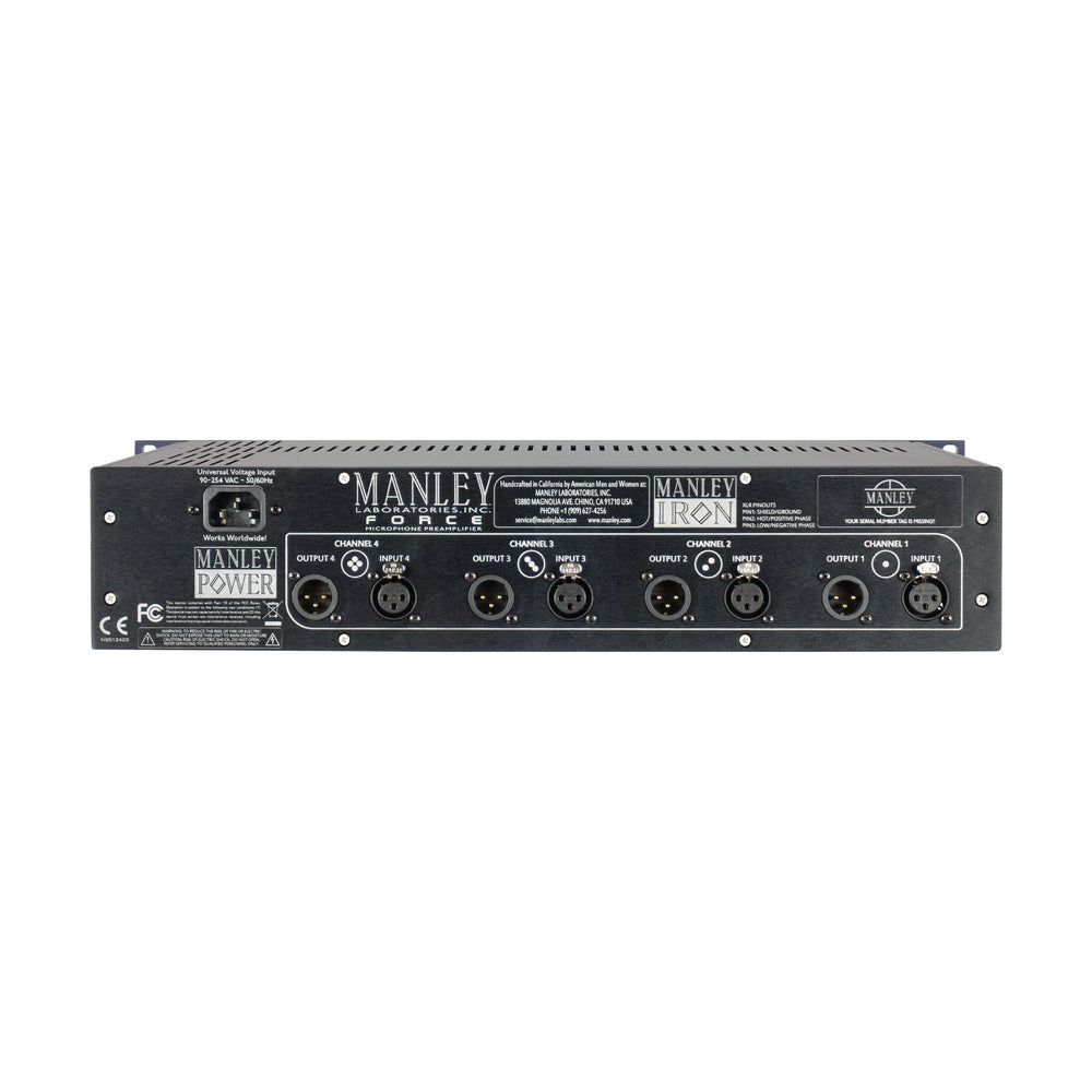 Manley Force - Preamplificador a tubo de 4 canales - https://www.cromaonline.cl/