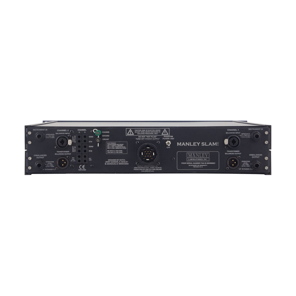 Manley SLAM! - Preamplificador estéreo y limitador estéreo ELOP/FET. - https://www.cromaonline.cl/