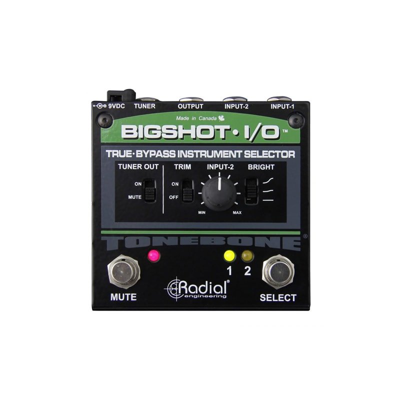 Radial BigShot I/O - Selector de instrumento
