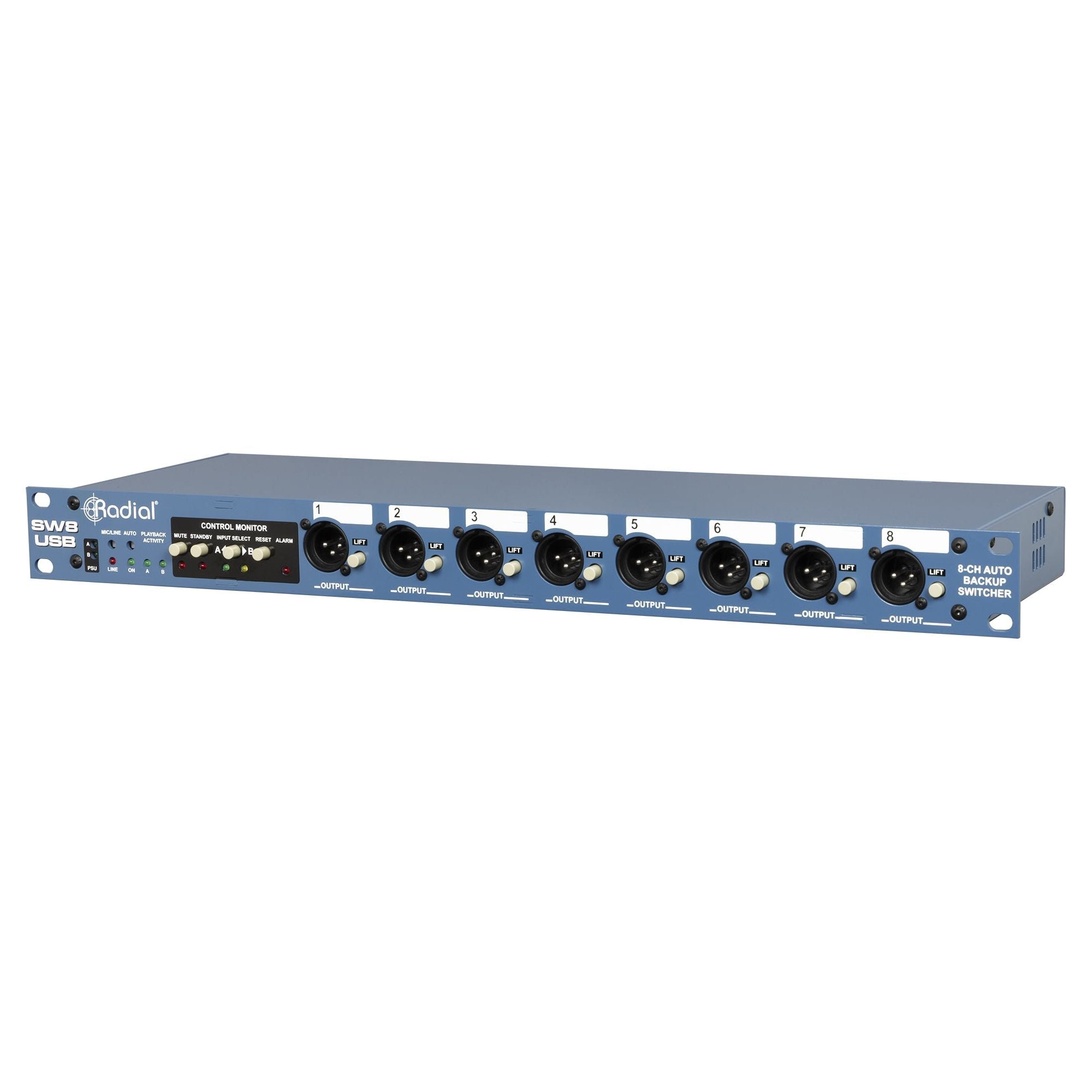 Radial SW8 USB - Switchera de 8 canales con intefaz USB - https://www.cromaonline.cl/