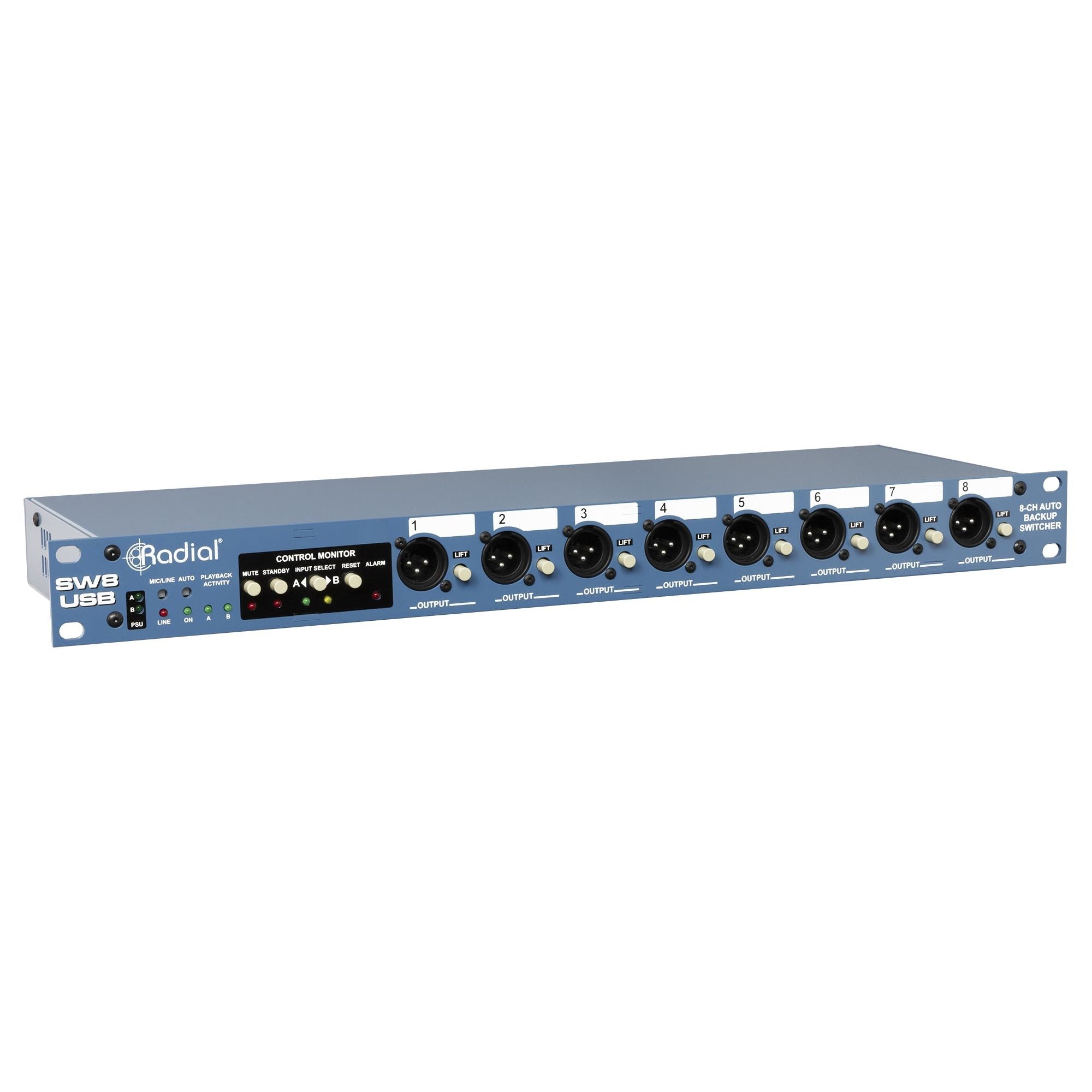 Radial SW8 USB - Switchera de 8 canales con intefaz USB - https://www.cromaonline.cl/
