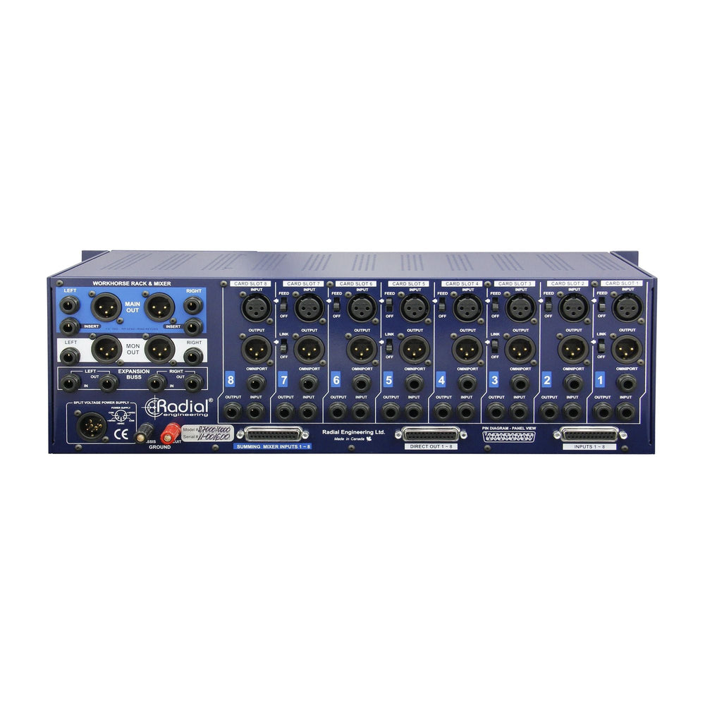 Radial WR8 - Chasis serie 500, de 8 slot - https://www.cromaonline.cl/