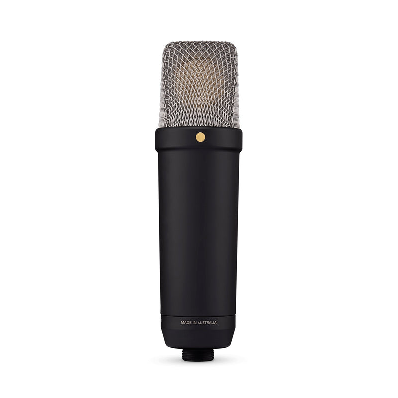 Rode NT1 5th Generation Black - Micrófono condensador de estudio, XLR-USBC - https://www.cromaonline.cl/