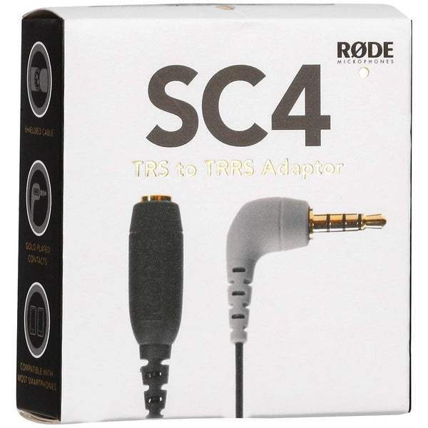 Rode SC4 - 3.5mm TRS to TRRS adaptor - https://www.cromaonline.cl/