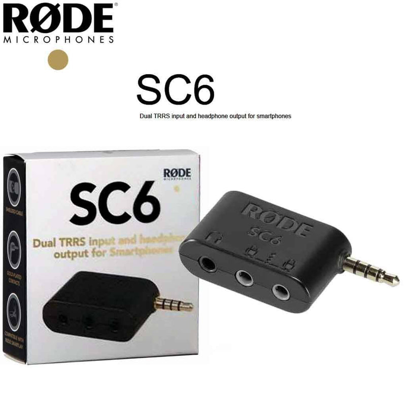 Rode SC6 - Dual in TRRS fonos out - https://www.cromaonline.cl/