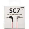 Rode SC7 - 3.5mm TRS to TRRS patch cable.