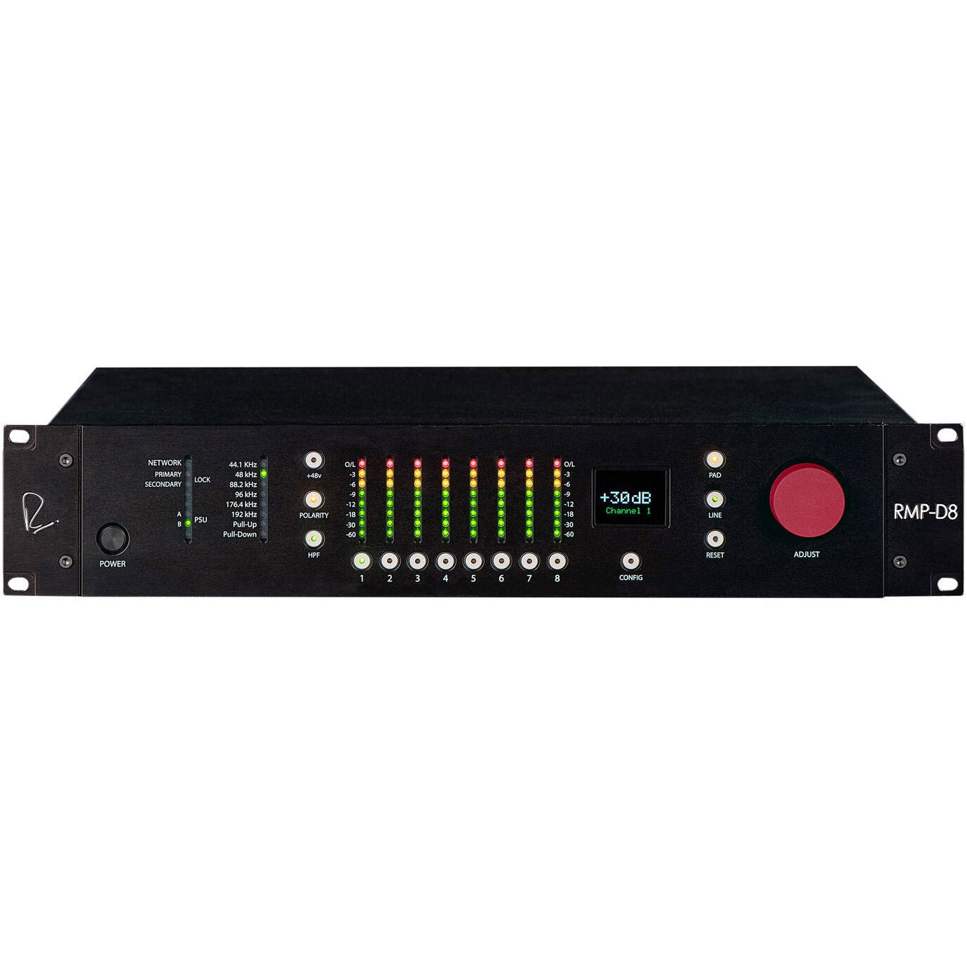 Rupert Neve RMP-D8 - Preamplificador de micrófono Dante® de 8 canales + convertidor - https://www.cromaonline.cl/