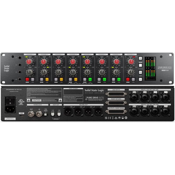 Solid State Logic Pure Drive Octo - Preamplficador de 8 canales (LLEGA FINALES NOVIEMBRE) - https://www.cromaonline.cl/