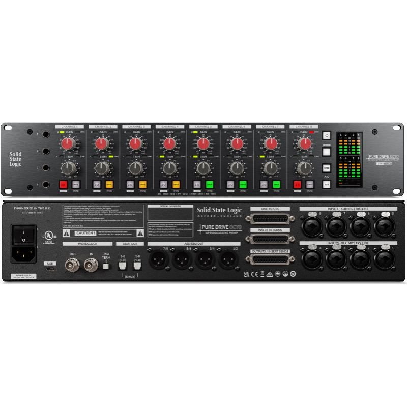 Solid State Logic Pure Drive Octo - Preamplficador de 8 canales (LLEGA FINALES NOVIEMBRE) - https://www.cromaonline.cl/
