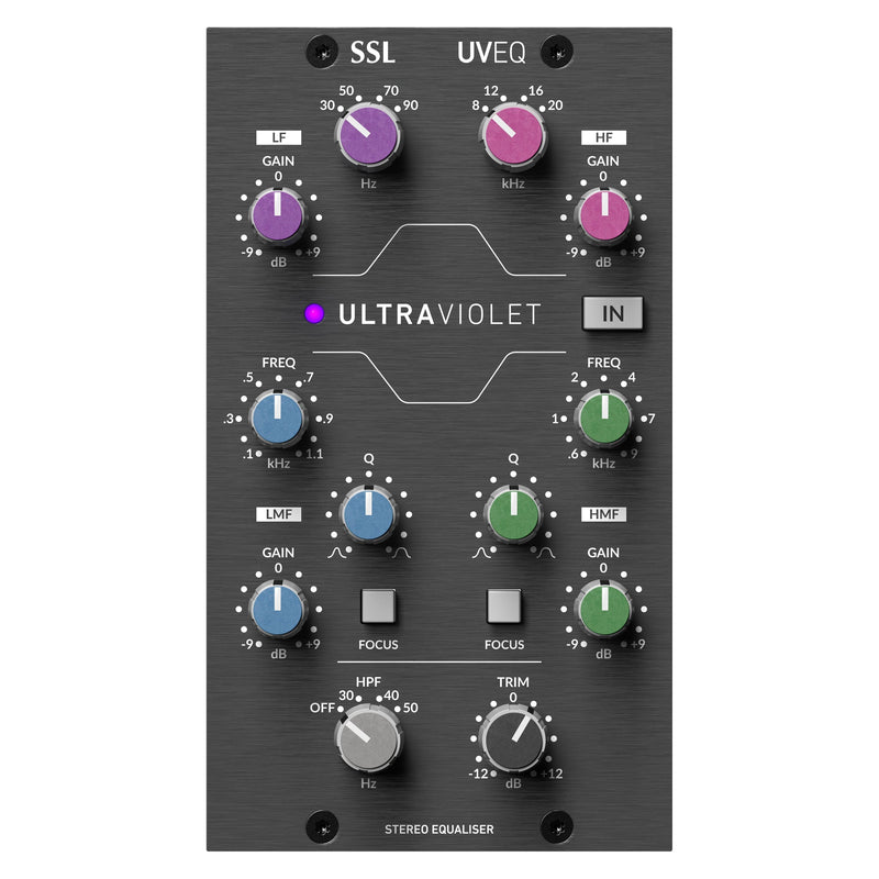 Solid State logic Ultra Violet stereo EQ - Ecualizador estéreo serie 500 - https://www.cromaonline.cl/