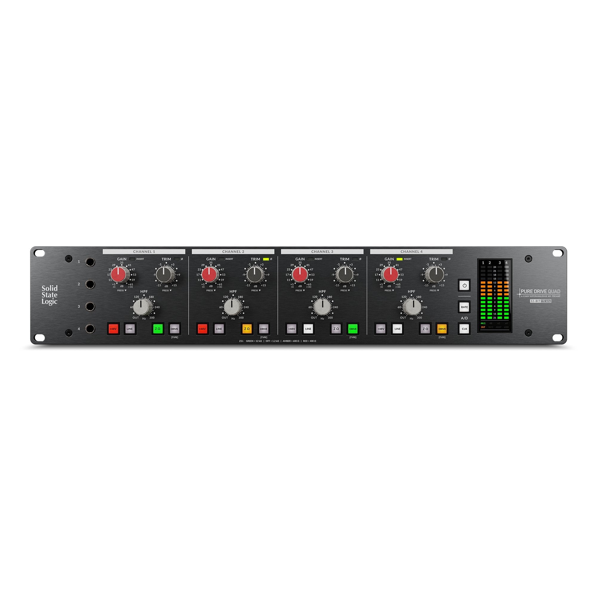 Solid State Logic - Pure Drive Quad - Preamplficador de 4 canales