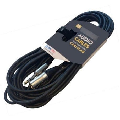 Stagelab CLM-XMST3 - Cable TRS a XLRM de 3mt - https://www.cromaonline.cl/