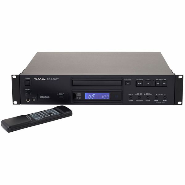 Tascam CD200BT - CD Player, con Bluetooth, 19"