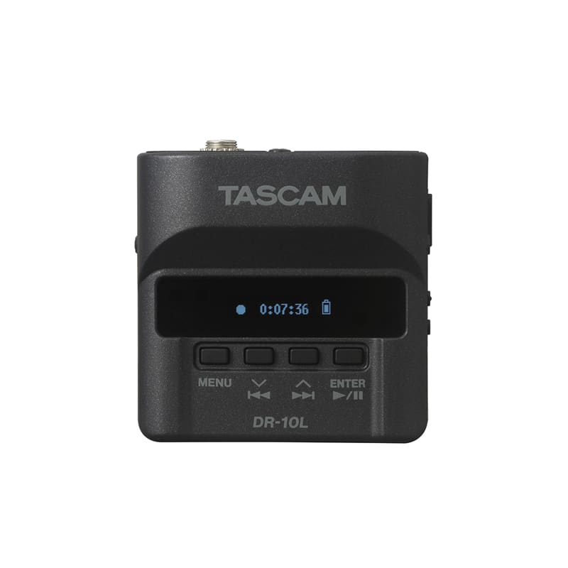 Tascam DR10L - Combo de micrófono de solapa y grabador digital ultracompacto - https://www.cromaonline.cl/
