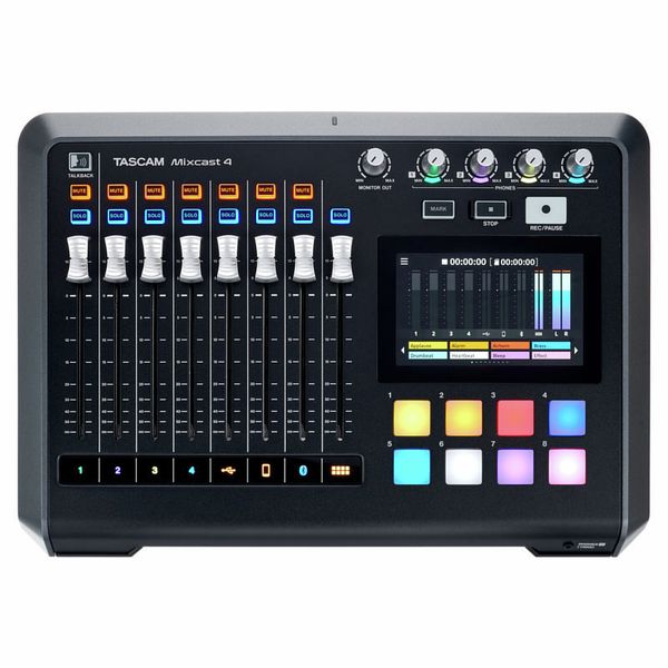 TASCAM Mixcast 4 - Mesa de grabación de Podcasts - https://www.cromaonline.cl/