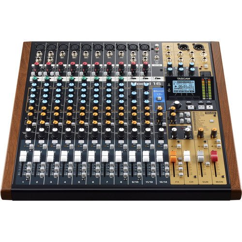 Tascam Model 16 - Mixer/Interfaz de 16 canales - https://www.cromaonline.cl/