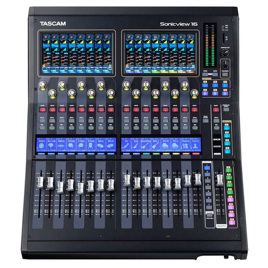Tascam Sonicview 16XP - Mixer digital y grabador multipista (PRE-ORDER)!!! - https://www.cromaonline.cl/