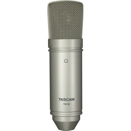 Tascam TM80 - Micrófono de condensador con cable, trípode y suspensión - https://www.cromaonline.cl/